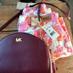 New Michael Kors bag and Levi jeans bundle